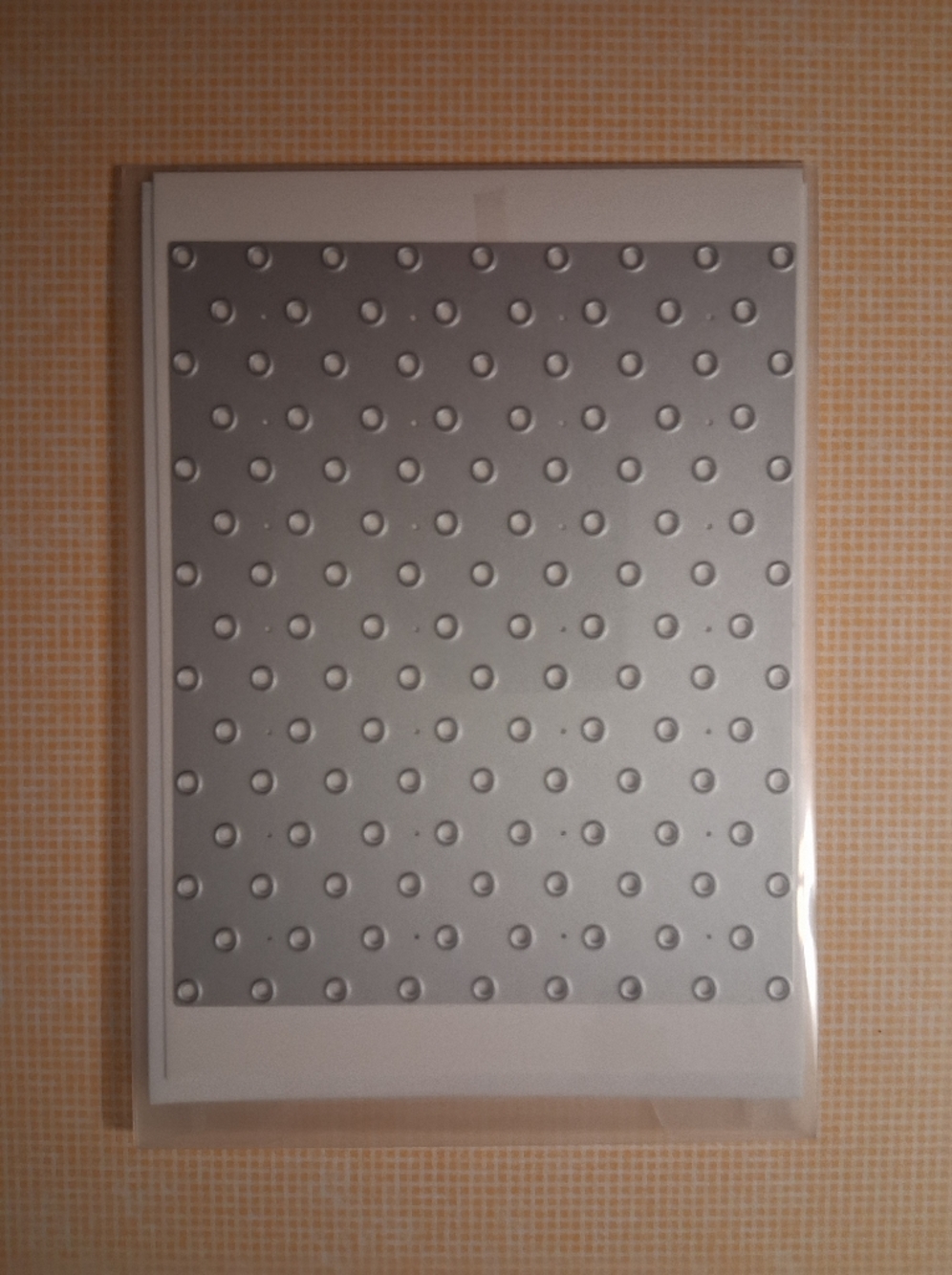 Stampin' Up! Silver Polka Dot Embossing Folder